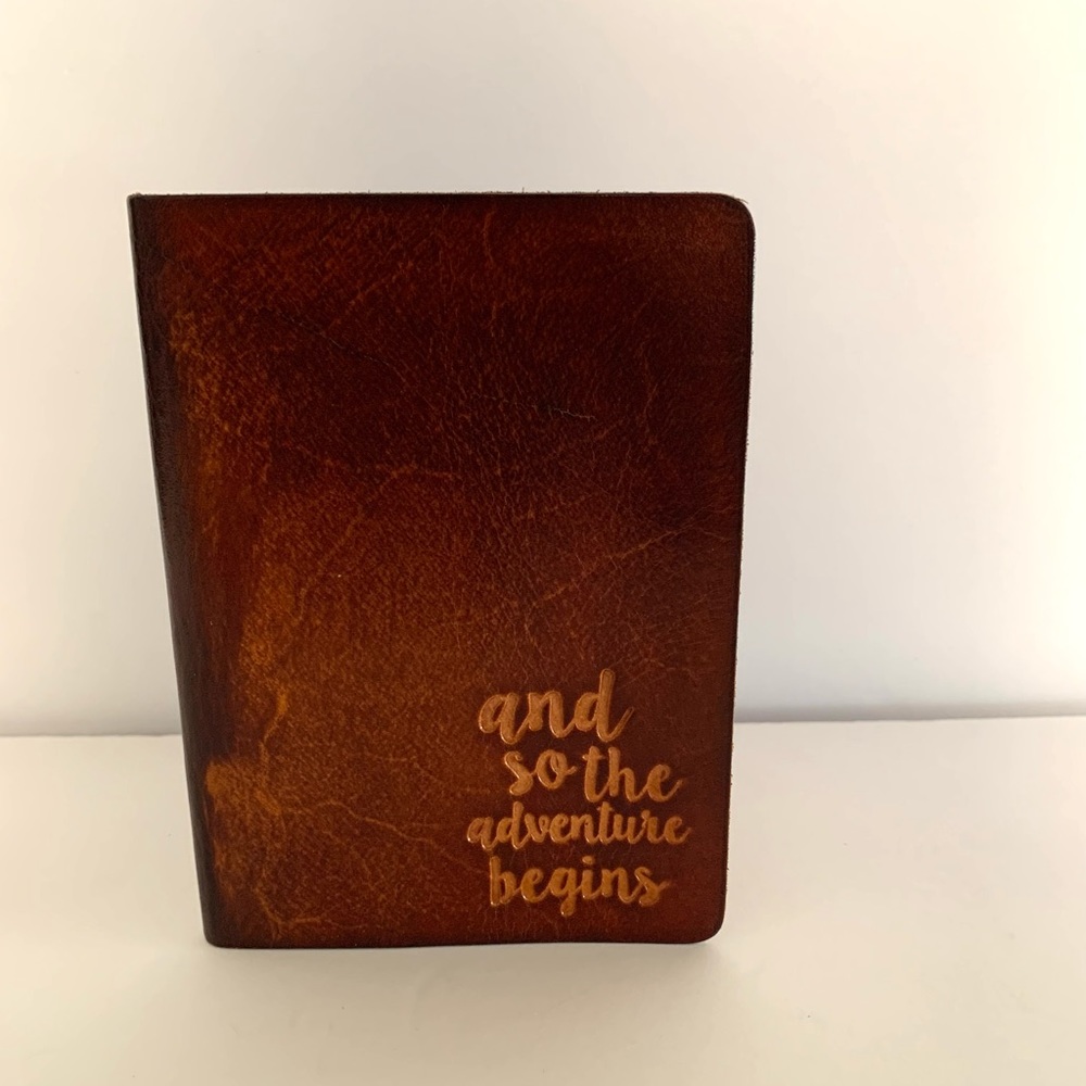 Leather passport